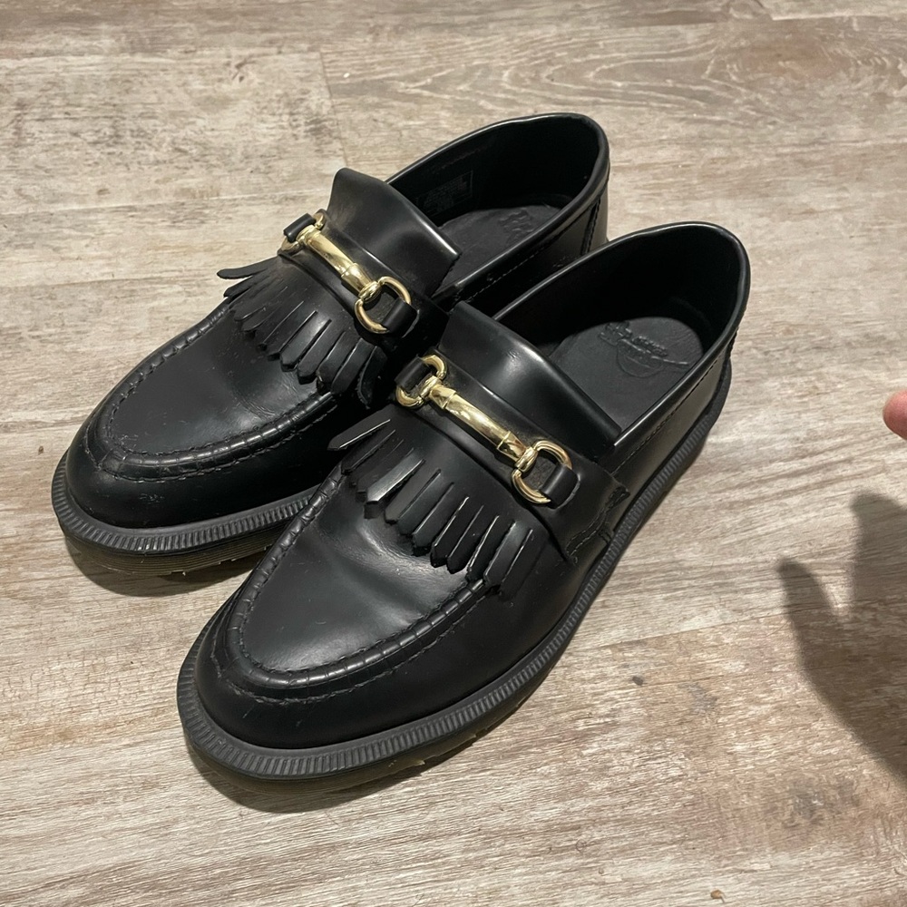 Doc Martens Adrian Snaffle Smooth Leather Kiltie Loafers